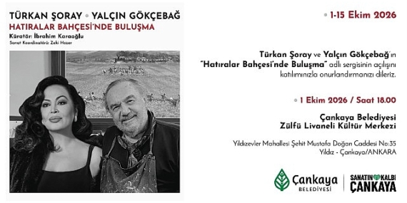 Türkan Şoray “Hatıralar Bahçesinde Buluşma” Sergisi ile Çankaya’da